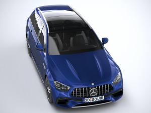 Mercedes-Benz E63 Estate AMG 2021 3D Модель