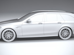 Mercedes-Benz E63 Estate AMG 2021 3D Модель