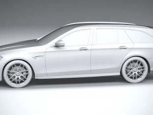 Mercedes-Benz E63 Estate AMG 2021 3D Model