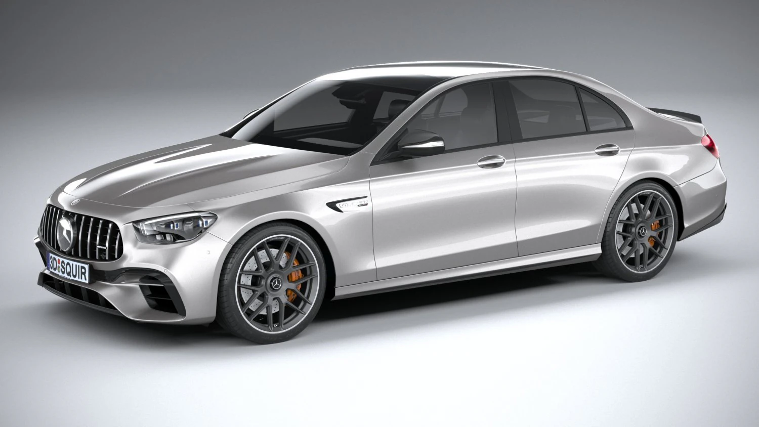 Mercedes-Benz E63 Sedan AMG 2021 3D Model .c4d .max .obj .3ds .fbx .stl .blend 