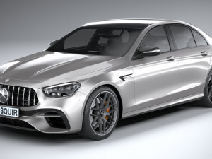 Mercedes-Benz E63 Sedan AMG 2021 3D Model