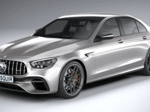 Mercedes-Benz E63 Sedan AMG 2021 3D Model