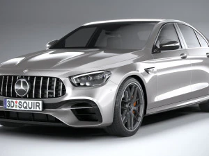 Mercedes-Benz E63 Sedan AMG 2021 3D Model