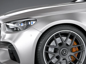 Mercedes-Benz E63 Sedan AMG 2021 3D Model