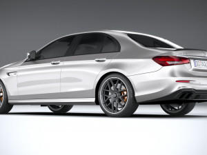 Mercedes-Benz E63 Sedan AMG 2021 3D Model