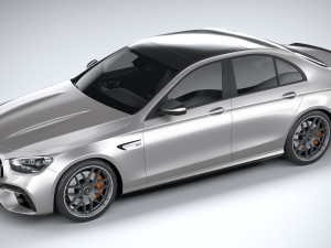 Mercedes-Benz E63 Sedan AMG 2021 3D Model