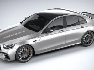 Mercedes-Benz E63 Sedan AMG 2021 3D Model