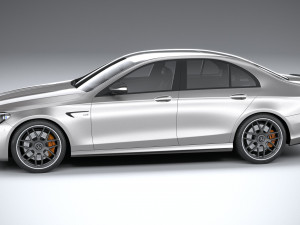 Mercedes-Benz E63 Sedan AMG 2021 3D Model