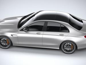 Mercedes-Benz E63 Sedan AMG 2021 3D Model