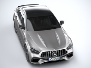 Mercedes-Benz E63 Sedan AMG 2021 3D Model