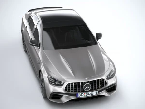 Mercedes-Benz E63 Sedan AMG 2021 3D Model