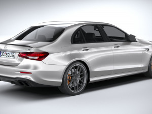 Mercedes-Benz E63 Sedan AMG 2021 3D Model