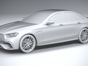 Mercedes-Benz E63 Sedan AMG 2021 3D Model