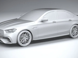 Mercedes-Benz E63 Sedan AMG 2021 3D Model