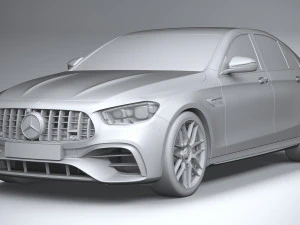 Mercedes-Benz E63 Sedan AMG 2021 3D Model