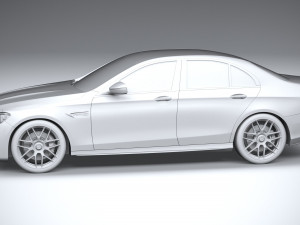 Mercedes-Benz E63 Sedan AMG 2021 3D Model