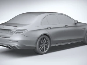 Mercedes-Benz E63 Sedan AMG 2021 3D Model