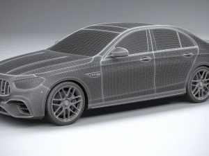 Mercedes-Benz E63 Sedan AMG 2021 3D Model