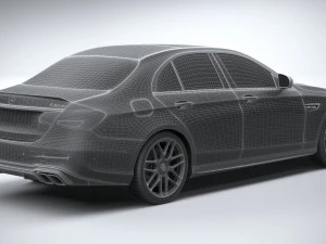 Mercedes-Benz E63 Sedan AMG 2021 3D Model