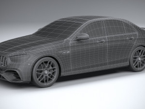 Mercedes-Benz E63 Sedan AMG 2021 3D Model