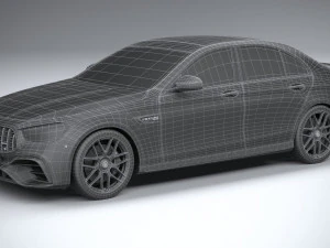 Mercedes-Benz E63 Sedan AMG 2021 3D Model