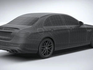 Mercedes-Benz E63 Sedan AMG 2021 3D Model