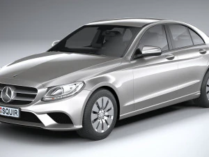 mercedes-benz c-class basic 2020 3D Model