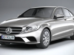 mercedes-benz c-class basic 2020 3D Model