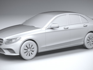 mercedes-benz c-class basic 2020 3D Model