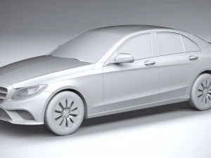 mercedes-benz c-class basic 2020 3D Model