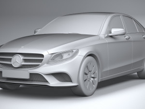mercedes-benz c-class basic 2020 3D Model