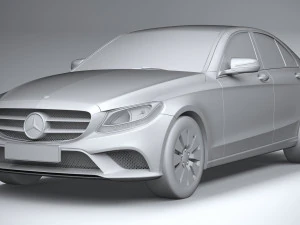 mercedes-benz c-class basic 2020 3D Model