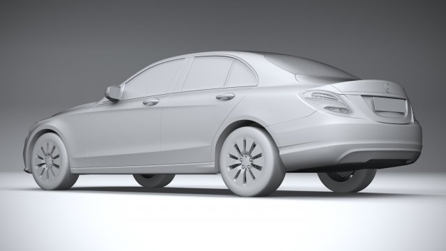 Mercedes-Benz Classe C (S205) estate AMG line 2020 Modèle 3D