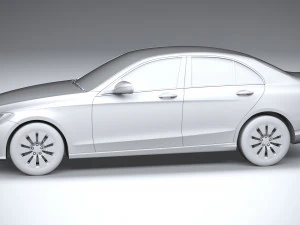 mercedes-benz c-class basic 2020 3D Model
