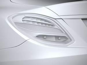 mercedes-benz c-class basic 2020 3D Model