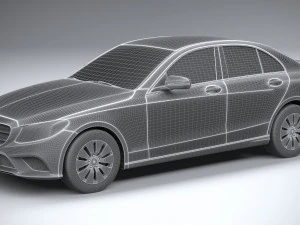 mercedes-benz c-class basic 2020 3D Model