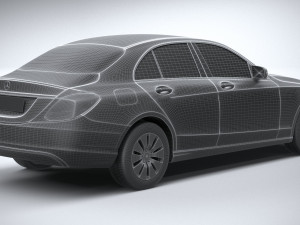mercedes-benz c-class basic 2020 3D Model