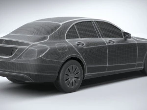 mercedes-benz c-class basic 2020 3D Model