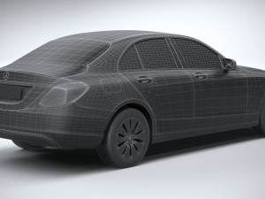 mercedes-benz c-class basic 2020 3D Model