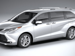 Toyota Sienna 2021 3D Model
