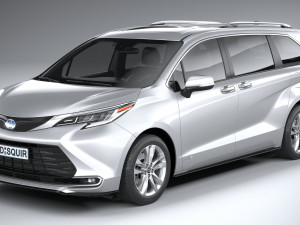 Toyota Sienna 2021 3D Model