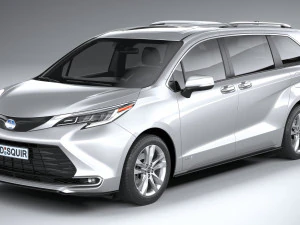 Toyota Sienna 2021 3D Model