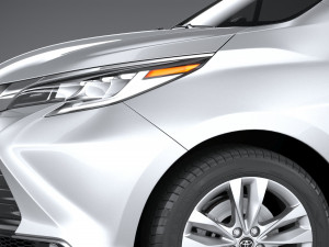 Toyota Sienna 2021 3D Model