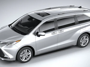 Toyota Sienna 2021 3D Model