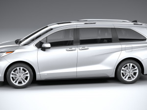 Toyota Sienna 2021 3D Model