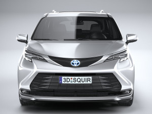 Toyota Sienna 2021 3D Model