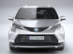 Toyota Sienna 2021 3D Model