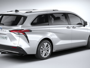 Toyota Sienna 2021 3D Model