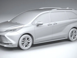 Toyota Sienna 2021 3D Model