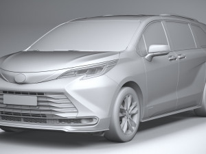 Toyota Sienna 2021 3D Model